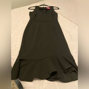 Betsey Johnson Black High Low Dress